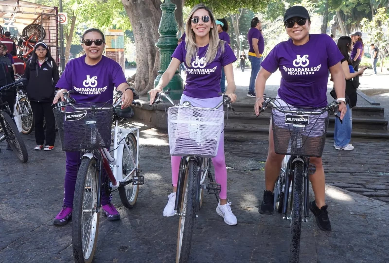 Arranca Mes de la Mujer con rodada en la capital poblana