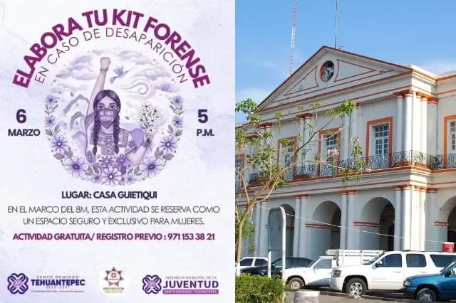 Previo al 8M, promueven en Oaxaca taller de kit de desaparición de mujeres
