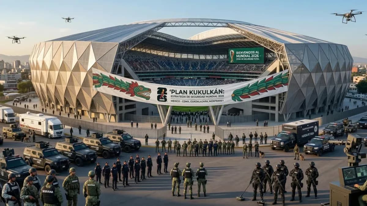 Plan Kukulkán blindará el Mundial 2026 con 100 mil elementos