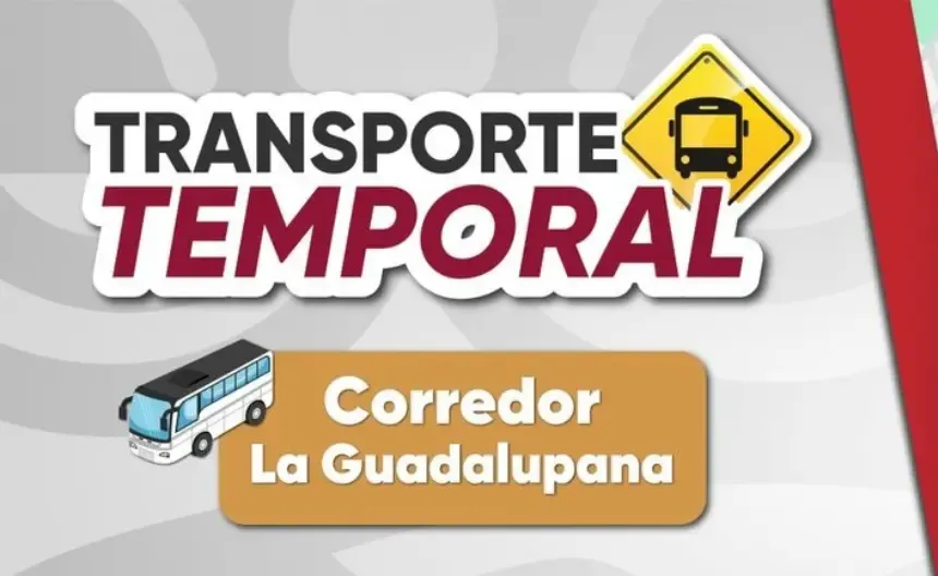 Toma esta ruta temporal si viajas entre La Guadalupana y Plaza Dorada