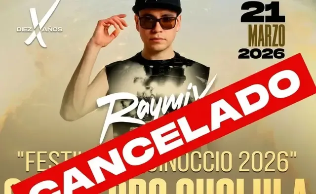 Raymix cancela show del Equinoccio 2026 en Cholula señala falta de pago