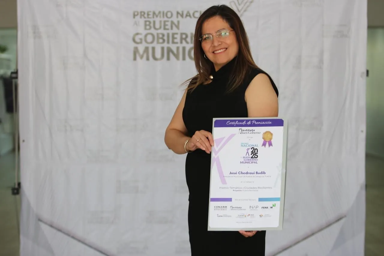 Gobierno de Pepe Chedraui obtiene Premio Nacional del INAP por resiliencia municipal