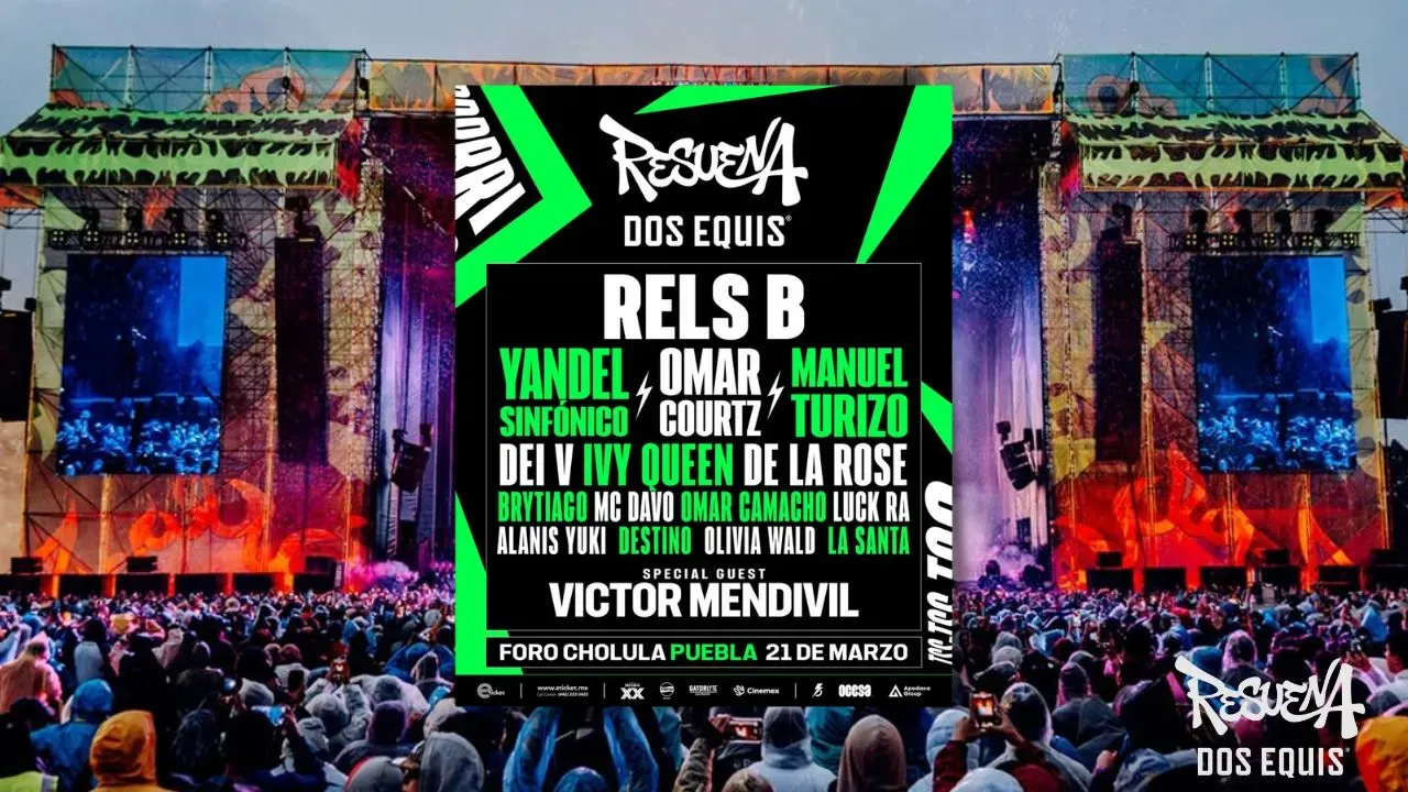 Apunta los horarios del Festival Resuena Dos Equis este 21 de marzo en Cholula