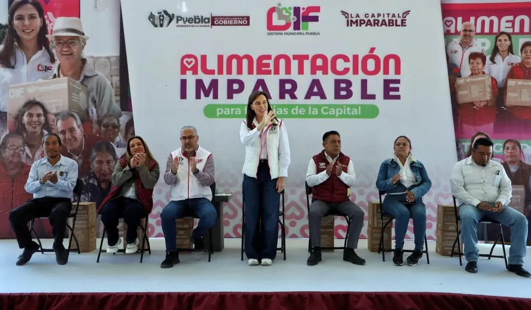 DIF Puebla entrega más de 4 mil despensas del programa “Alimentación Imparable” en La Resurrección