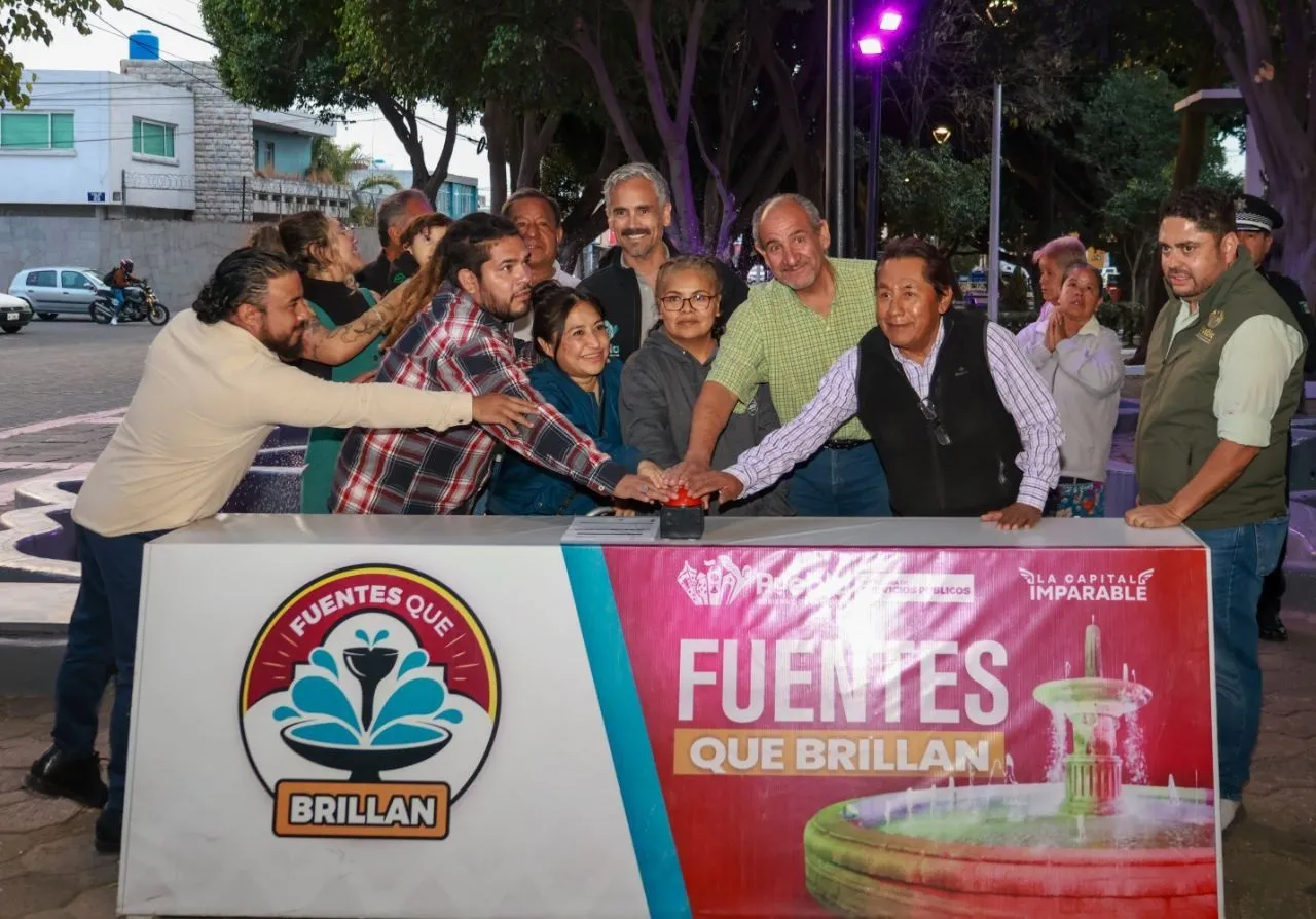 Entregan mantenimiento integral de fuentes en el Parque de las Letras con estrategia Fuentes que Brillan