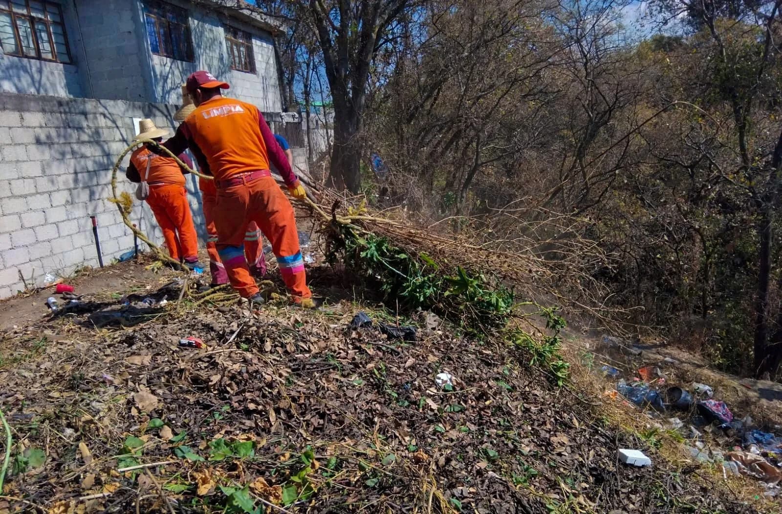 Refuerzan limpieza preventiva en Puebla ante temporada de lluvias
