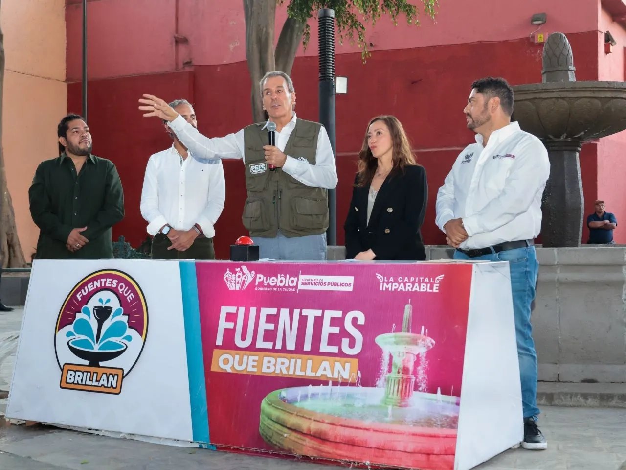 Avanza proyecto en la Ciudad con la estrategia “Fuentes que Brillan”