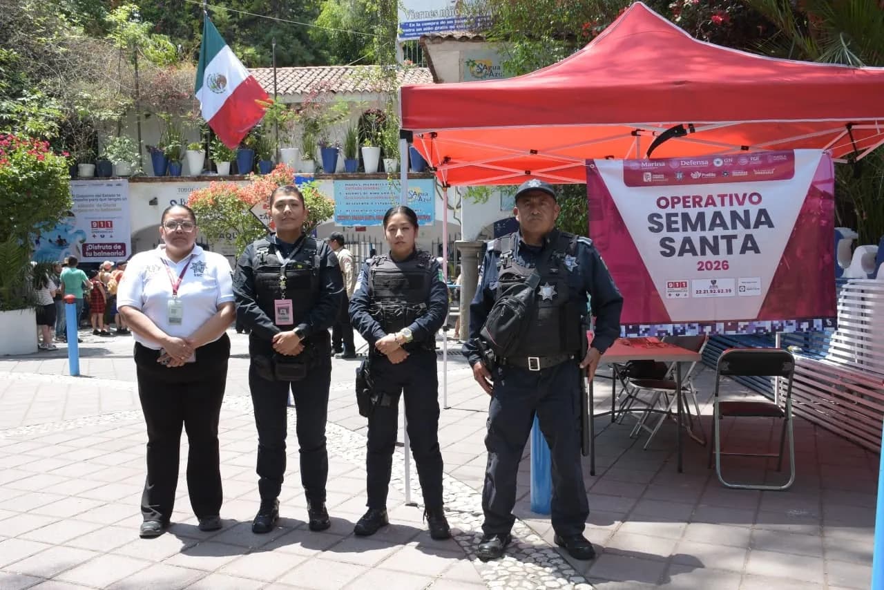 Permanece operativo de vigilancia para mantener la tranquilidad en Semana Santa