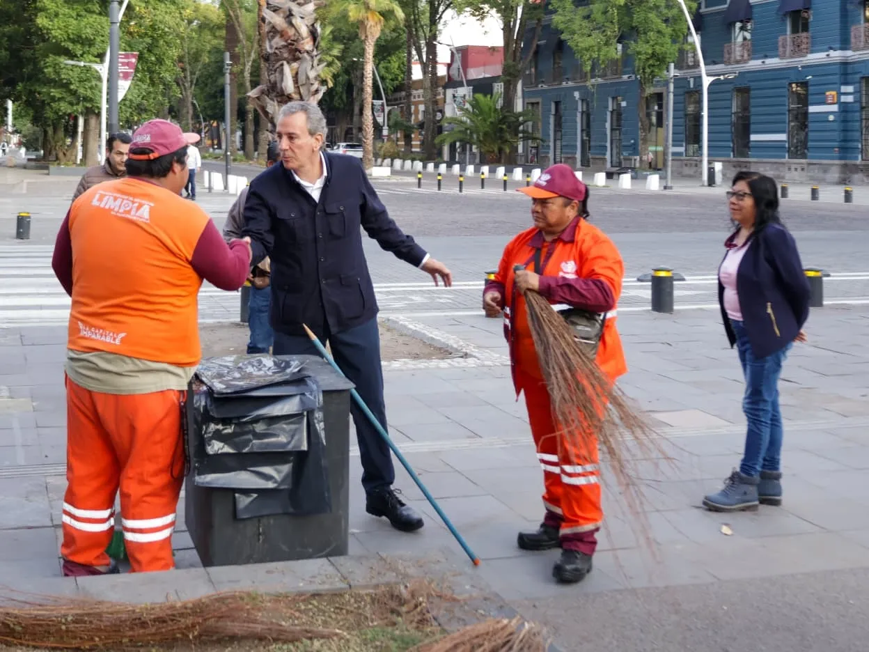 Supervisan trabajo del personal operativo del OOSL