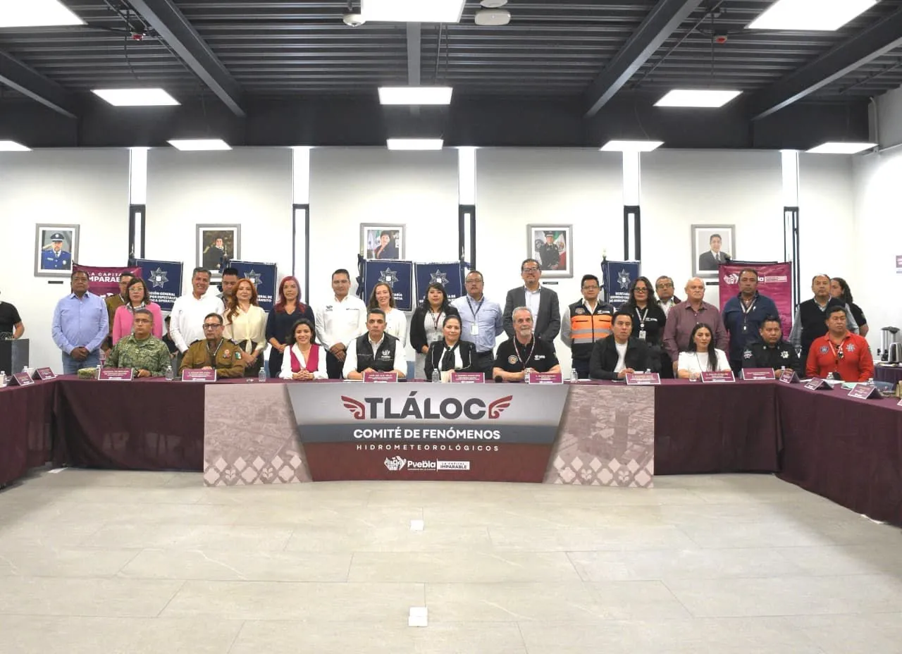 Fortalecen estrategia preventiva ante temporada de lluvias a través del Comité Tláloc