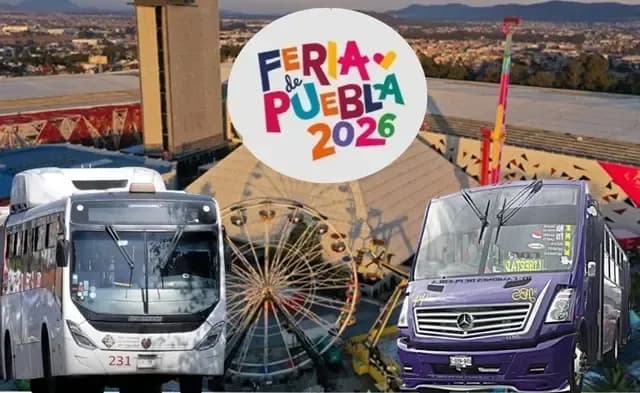 Transporte público a la Feria de Puebla 2026, rutas y horarios
