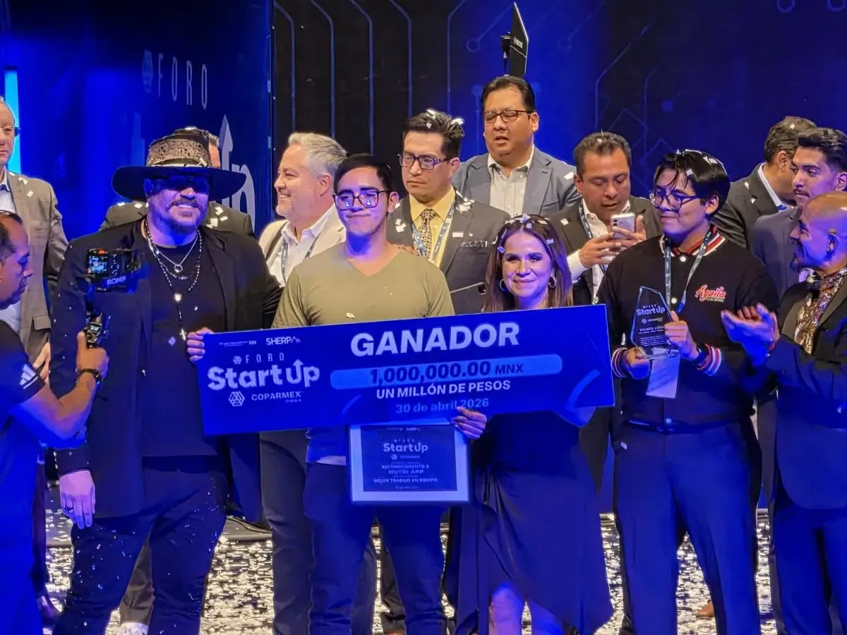 NutriApp, proyecto ganador de 1mdp del StartUp de Coparmex Puebla