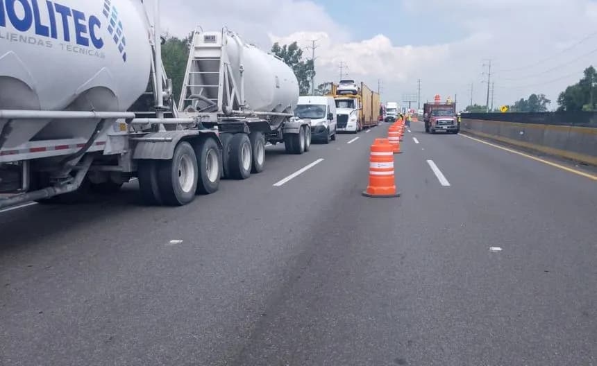 Autopista México-Puebla tendrá cierres nocturnos hasta el 15 de mayo
