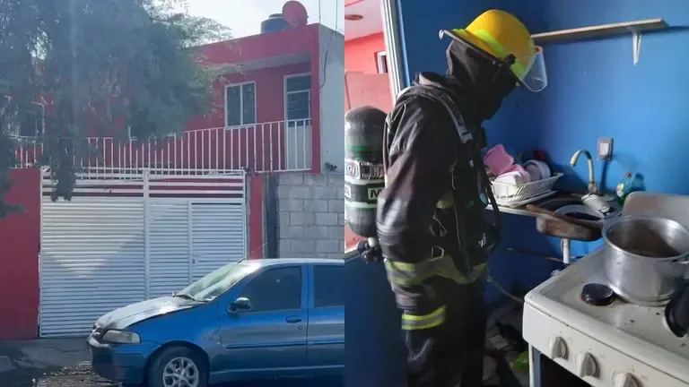 Explota tanque de gas en San Aparicio; hay dos personas heridas