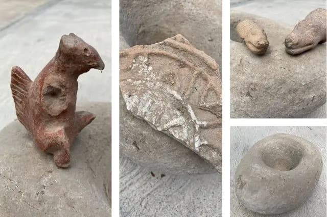 Hallan figuras prehispánicas en parcela de San Gabriel Chilac