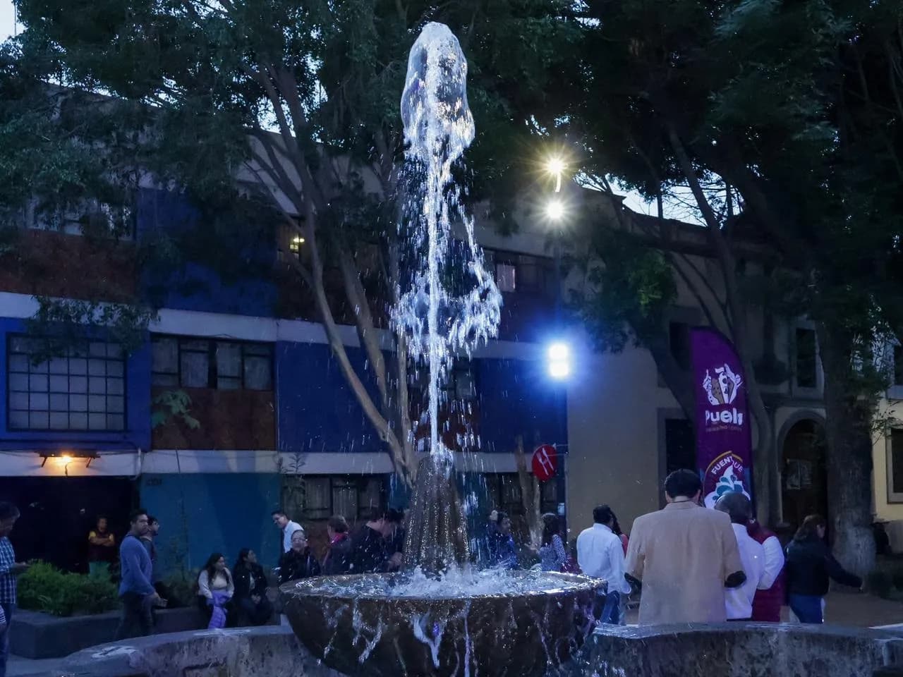 Inauguran mantenimiento integral de la Fuente Álvaro Obregón