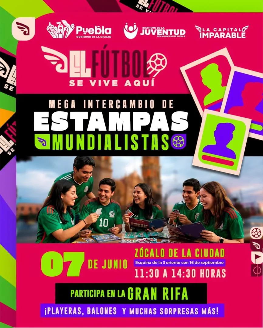 Impulsan espacios de convivencia con Megaintercambio de Estampas