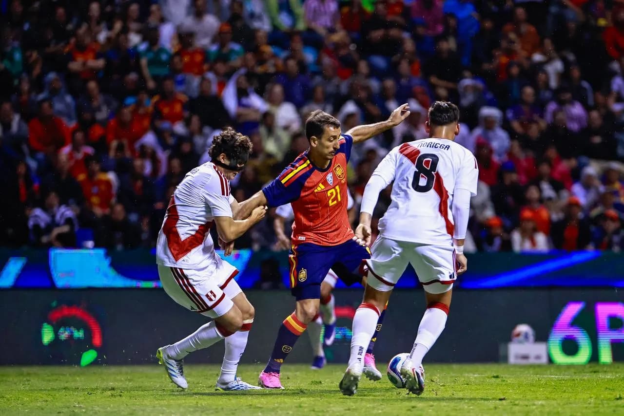 España vence a Perú en Puebla y cierra su preparación de cara al Mundial