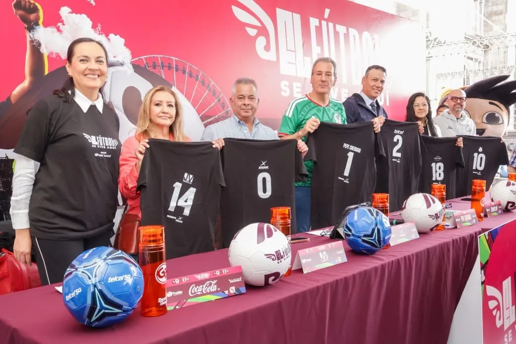 Acompañan iniciativa que impulsará actividades mundialistas para las familias poblanas