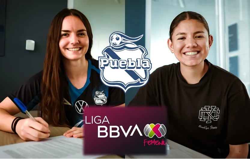 Puebla Femenil refuerza defensa y ataque con Lía Martínez y Brina Micheels