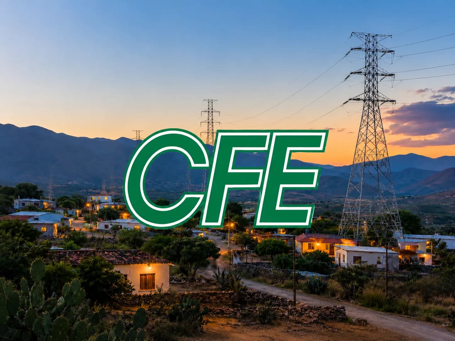 CFE va por cobertura eléctrica casi total en México para 2028