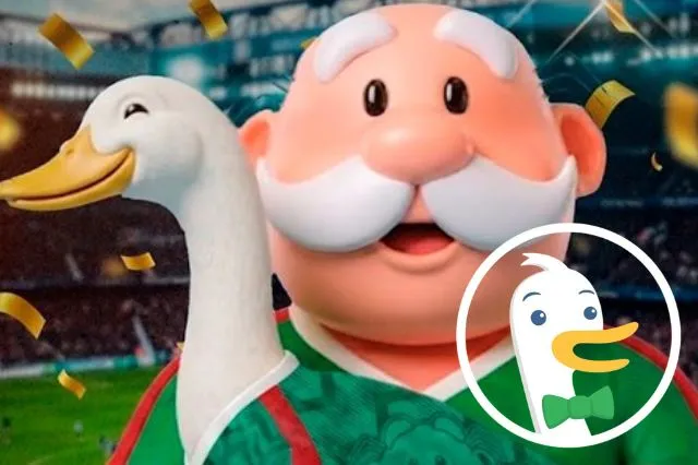Dr. Simi y DuckDuckGo buscan al Pato Merlín la mascota viral del Mundial