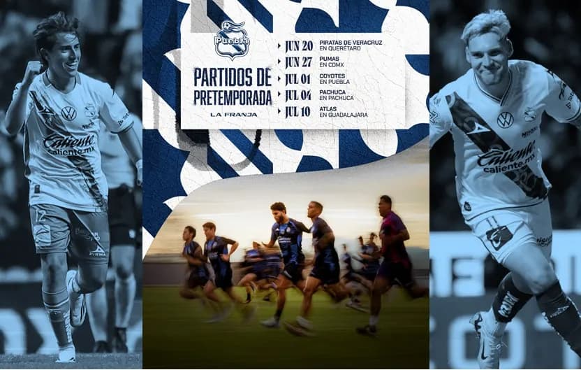 Club Puebla define calendario de preparación rumbo al Apertura 2026