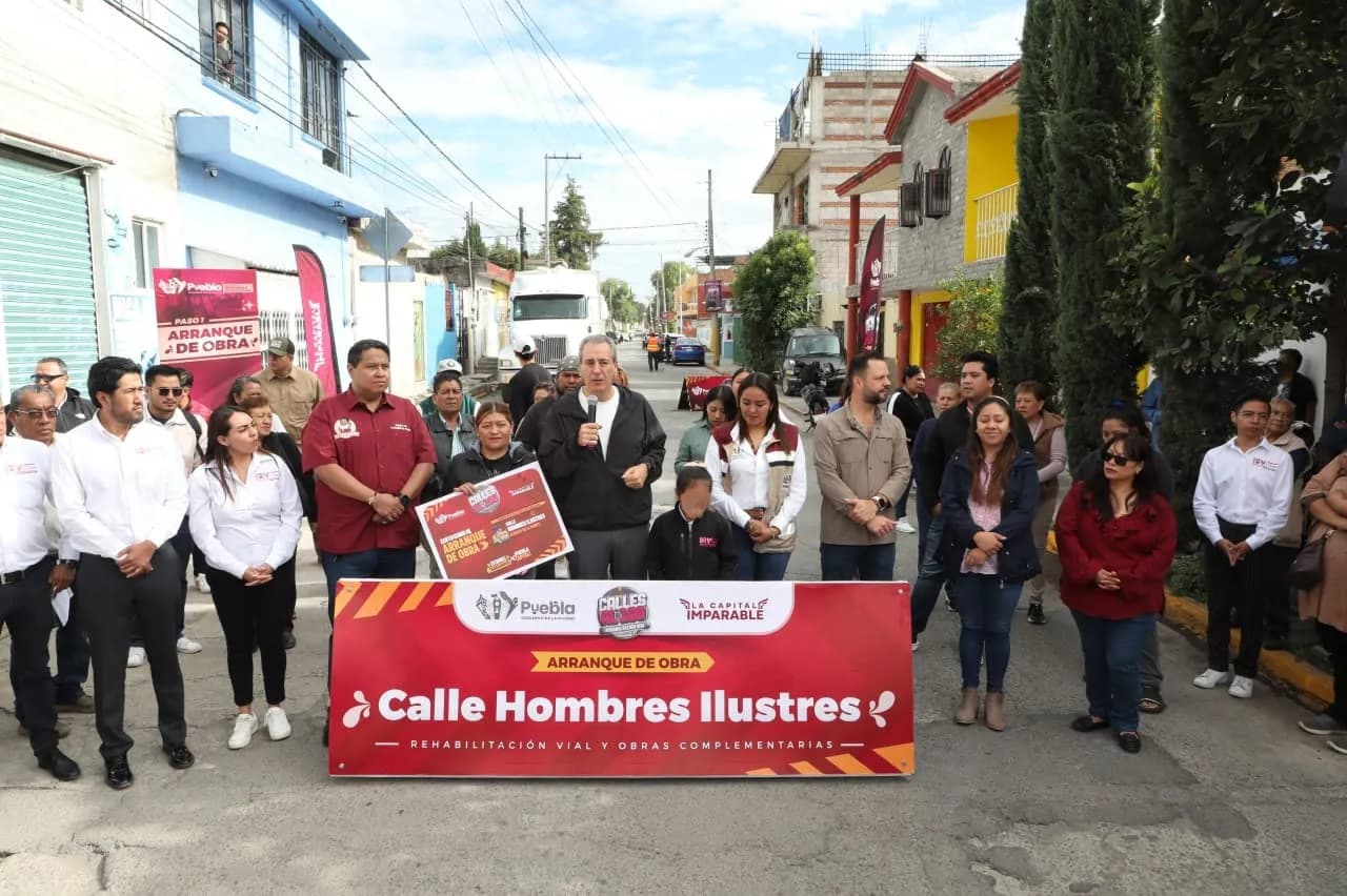 Fortalece Ayuntamiento de Puebla infraestructura vial en juntas auxiliares