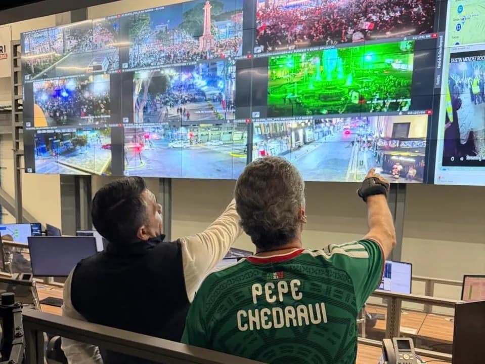 Alcalde de Puebla supervisó operativo por festejos de la Selección Mexicana