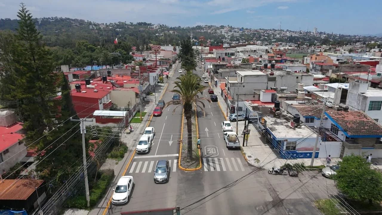 Ayuntamiento de Puebla rehabilita avenida 5 de Mayo en Ignacio Zaragoza; equivale a 98 calles