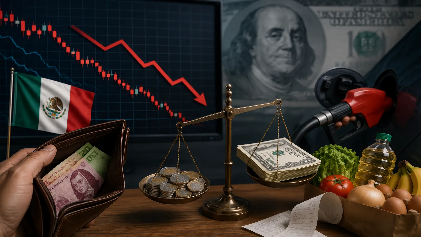El peso mexicano pierde fuerza frente al dólar: ¿qué significa para tu bolsillo?