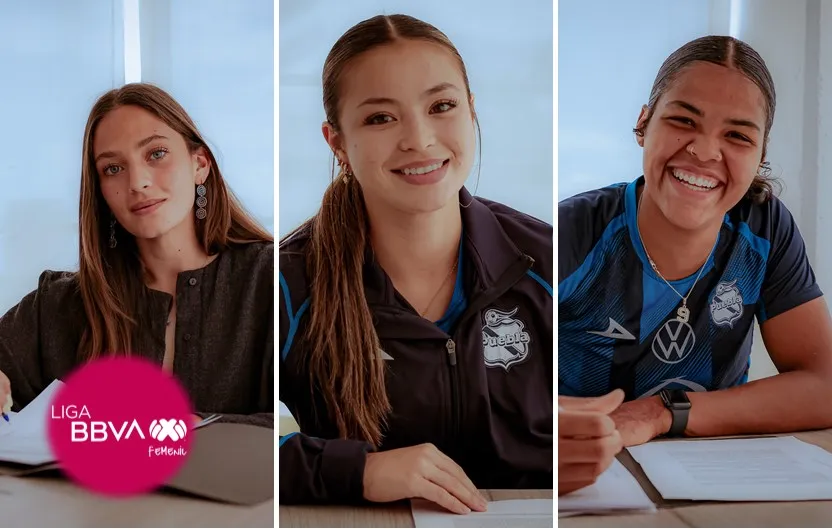 Puebla Femenil fortalece su plantel con tres fichajes internacionales