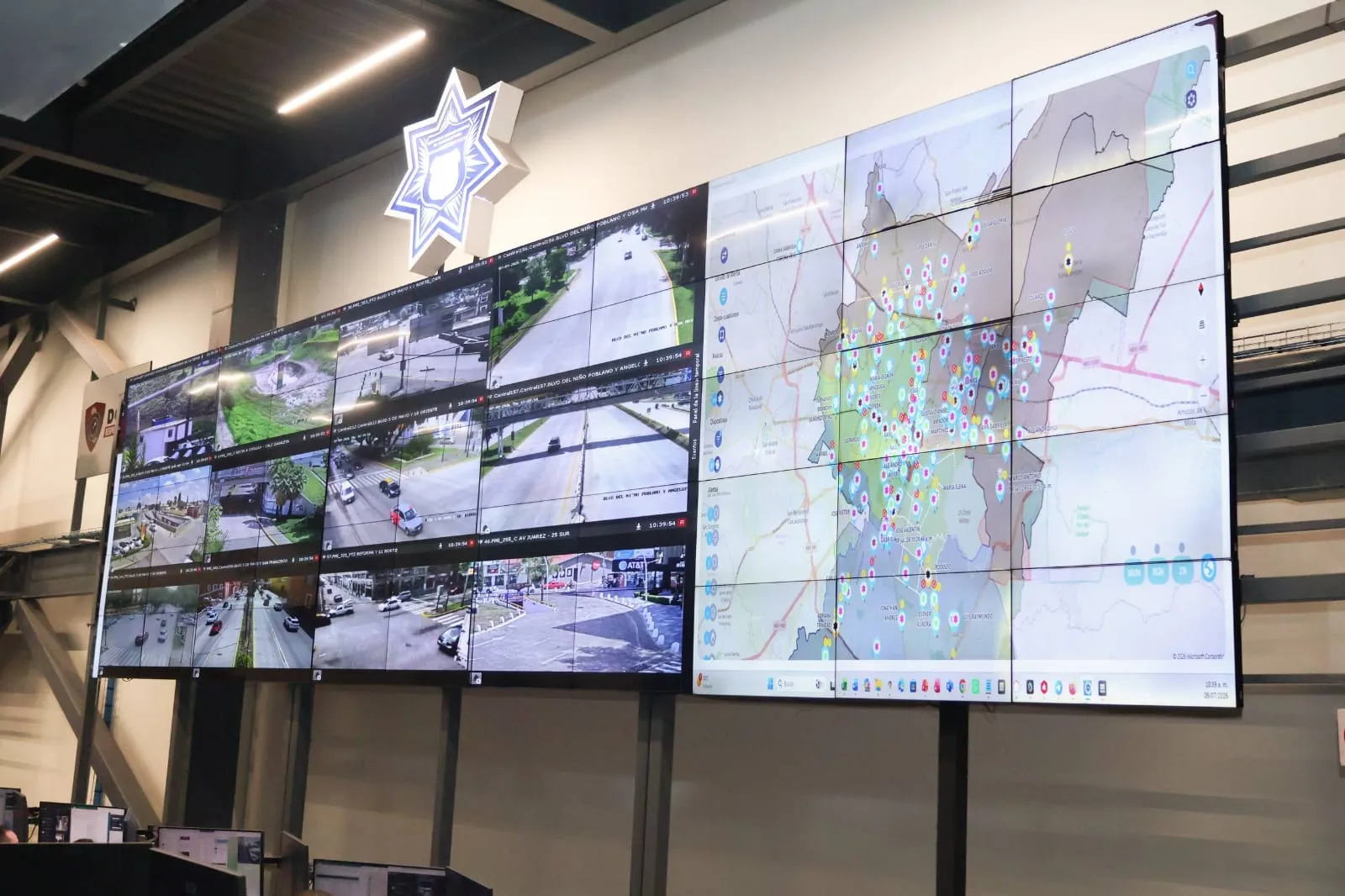Presidente municipal de Puebla mantiene monitoreo preventivo de las lluvias