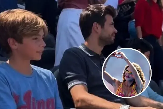 Así captaron al hijo de Shakira cantando junto a Piqué en el Mundial