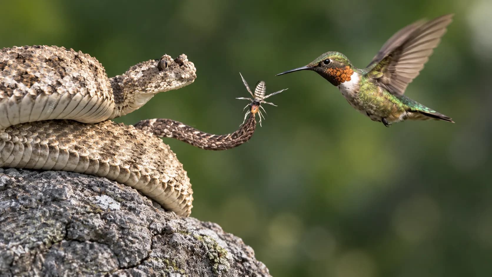 Existe una víbora cuya cola parece una araña y ahora sabemos qué hay dentro