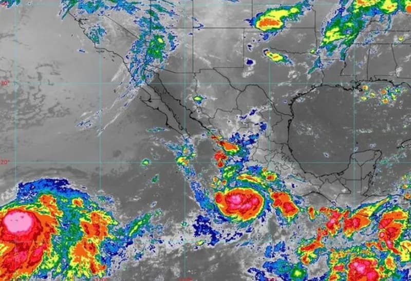 La tormenta tropical Polo se intensifica rápidamente frente a México