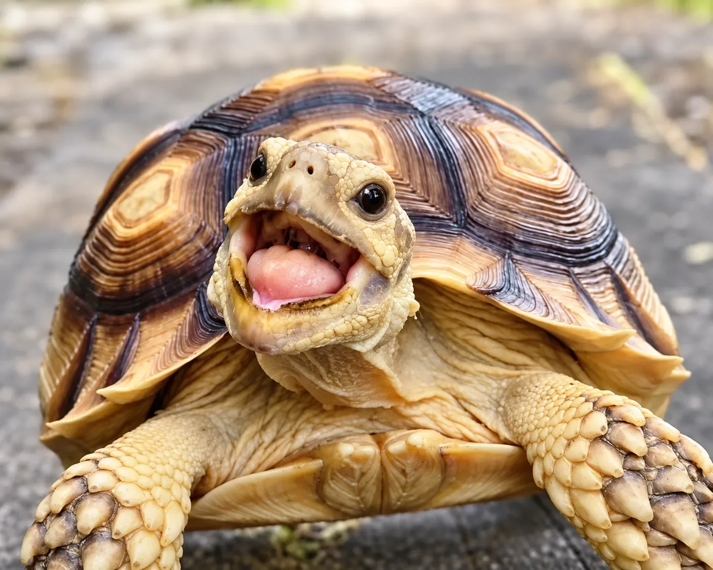 Esta podría ser la tortuga más feliz del mundo