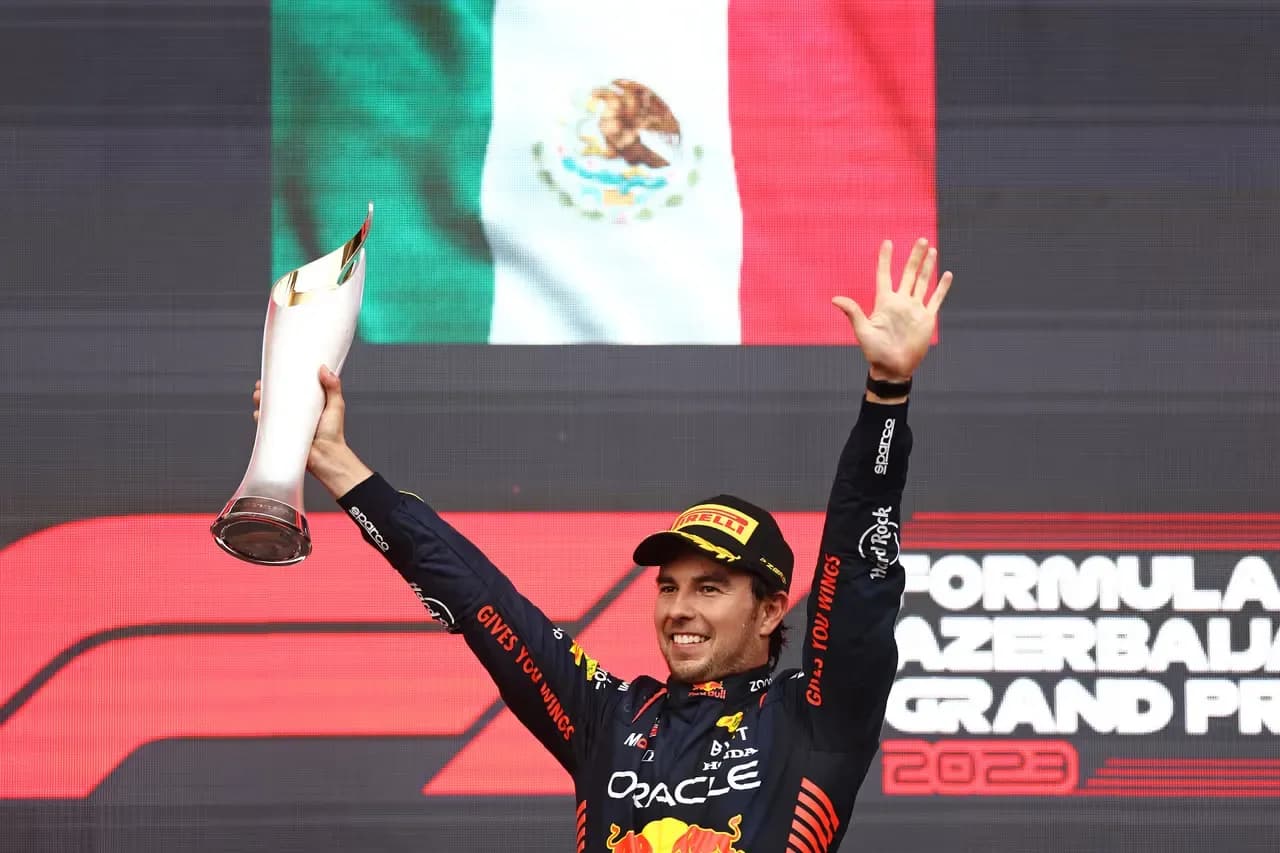 Checo Pérez avanza cuatro puestos en las prácticas del Gran Premio de Azerbaiyán