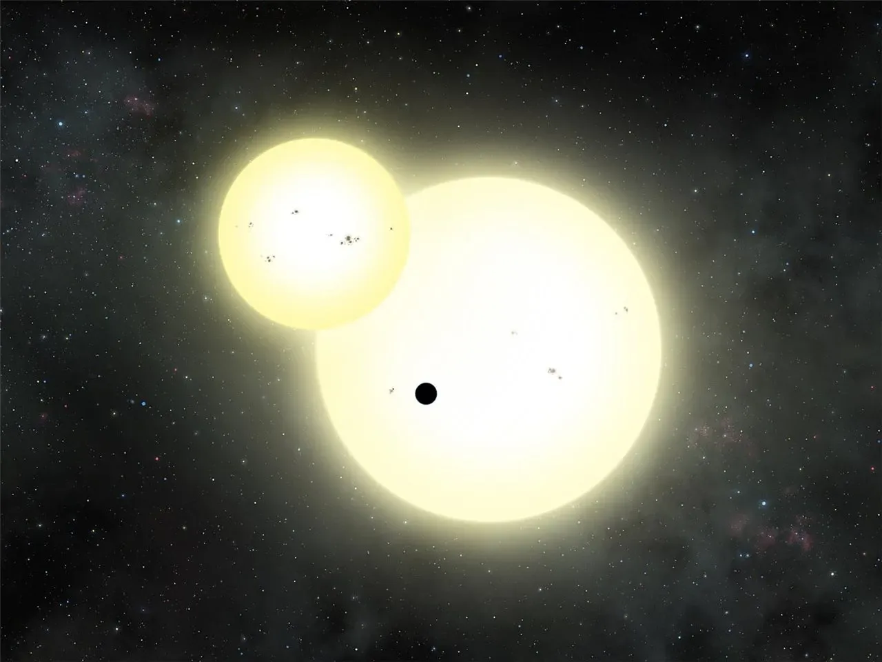 Dos planetas comparten estrella, pero sus años duran 1 y 236 días