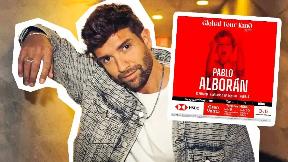 Pablo Alborán llevará su gira KM0 a Puebla