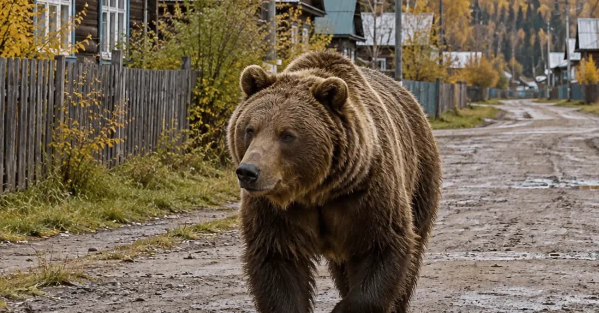 Una imagen de un oso creada con inteligencia artificial provocó una falsa alarma en Rusia