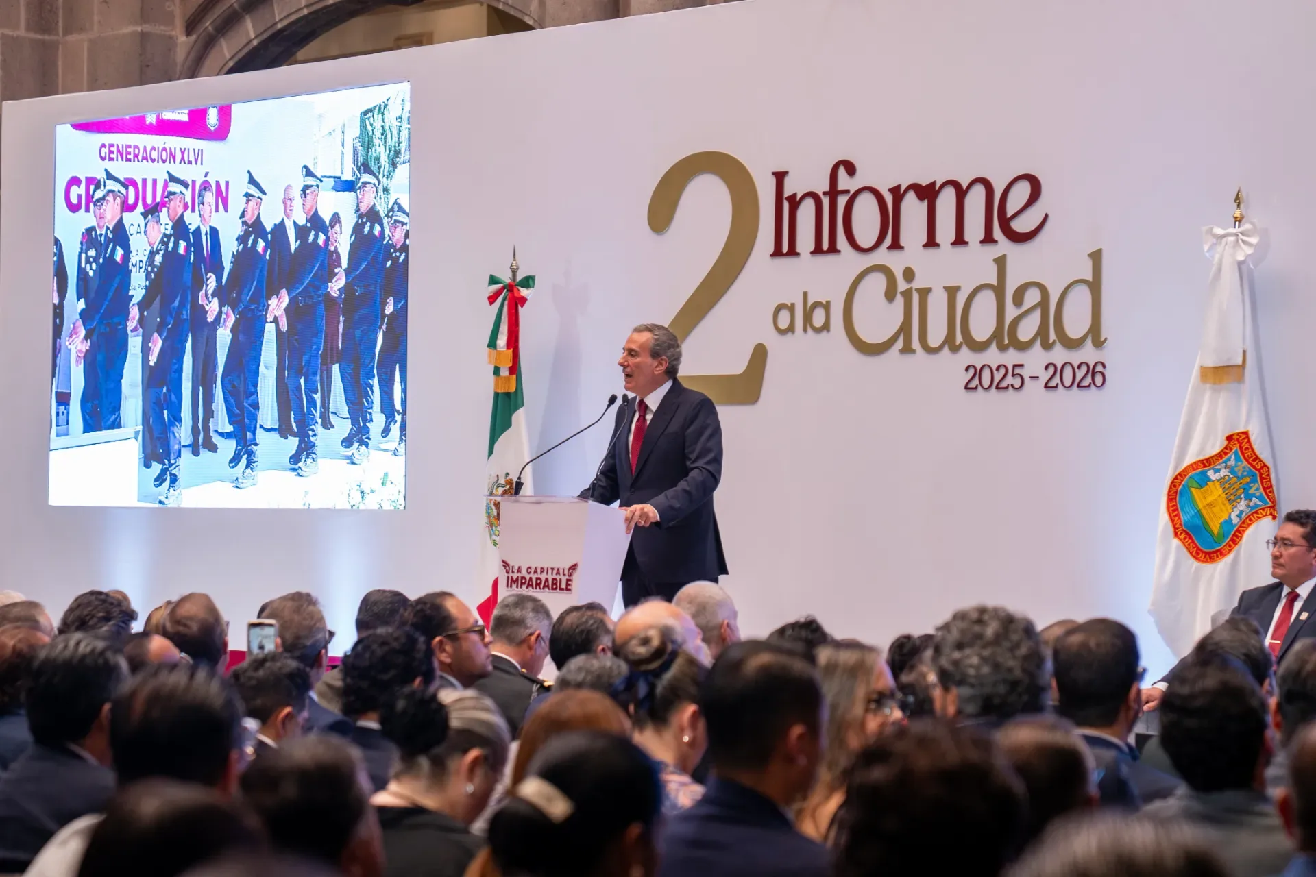 Ayuntamiento de Puebla destaca inversiones, obras y seguridad con inteligencia artificial