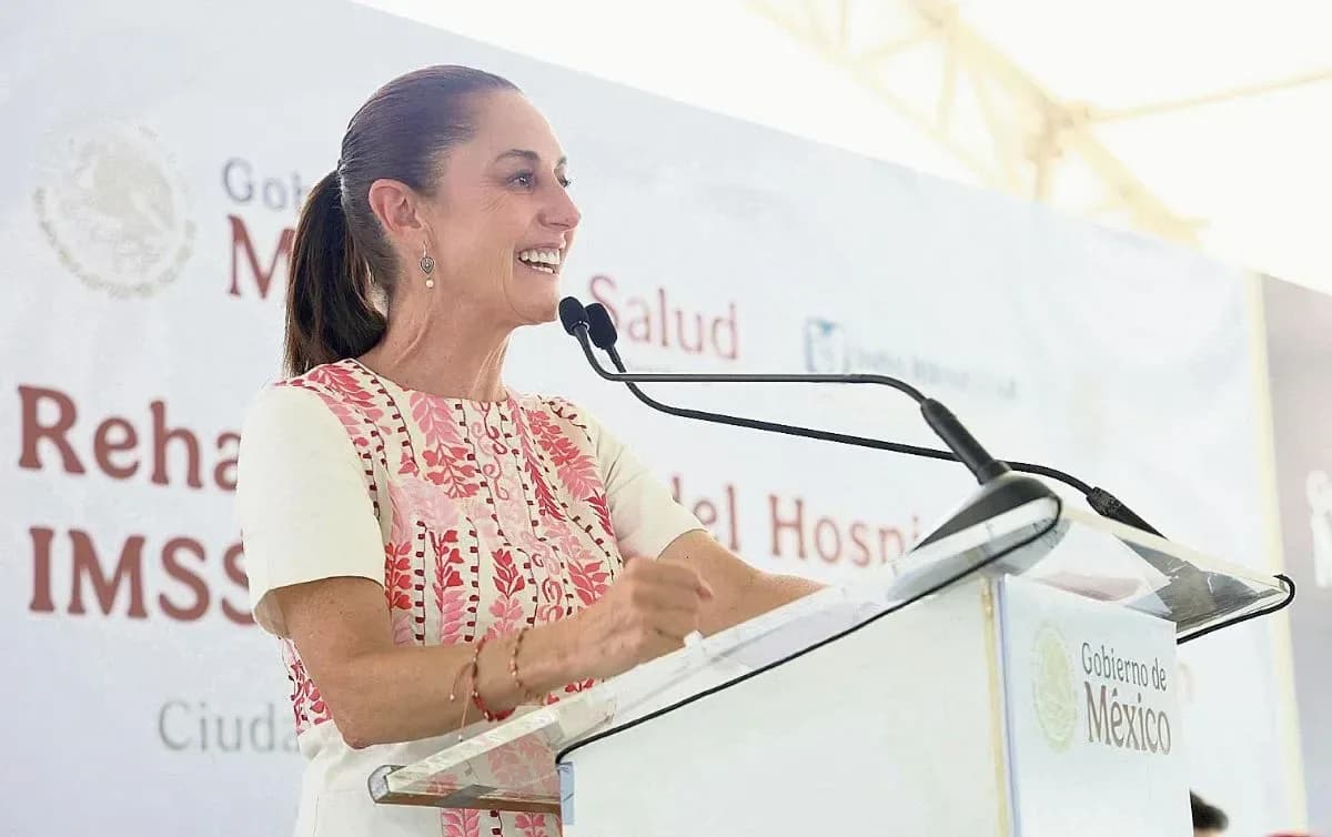 Sheinbaum busca digitalizar almacenes de medicamentos en hospitales