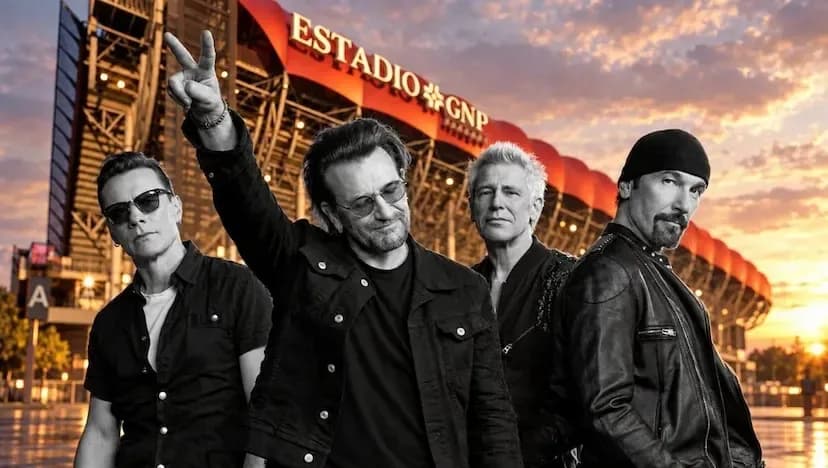 U2 volverá a los estadios con dos conciertos en Ciudad de México