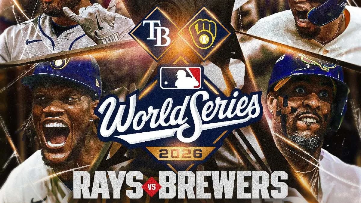 Rays y Brewers abren hoy la Serie Mundial