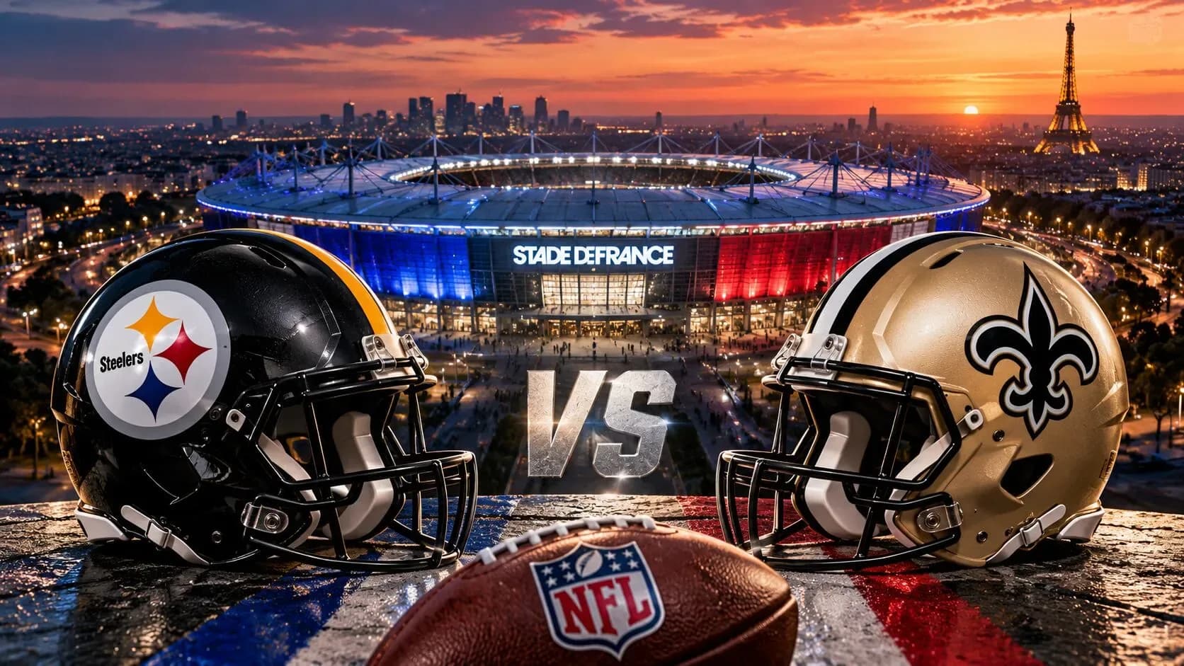 Steelers y Saints jugarán un partido de temporada regular en Francia