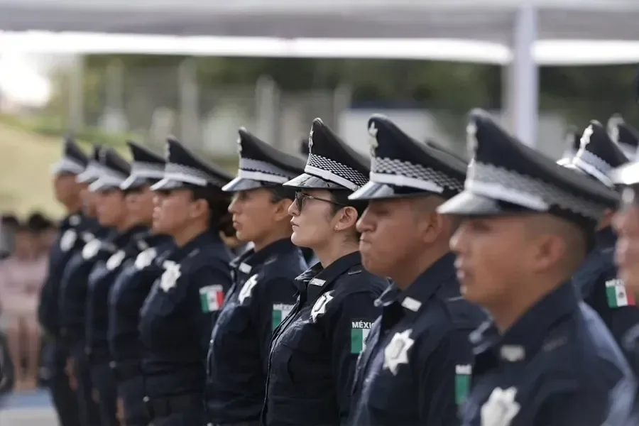Ayuntamiento de Puebla incorpora 83 nuevos policías tras graduación de cadetes