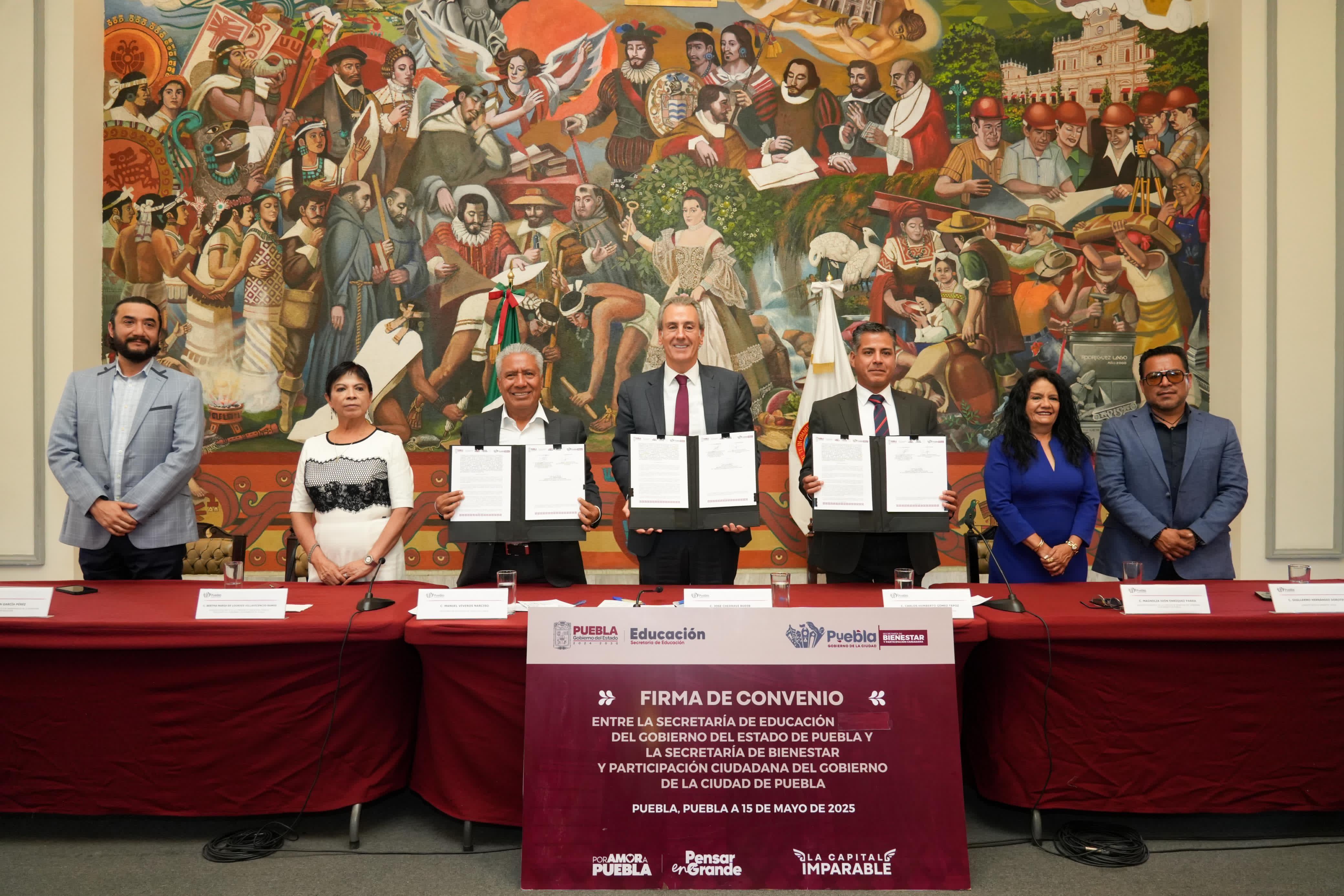 Gobierno de Puebla y SEP se alían para mejorar escuelas en zonas vulnerables