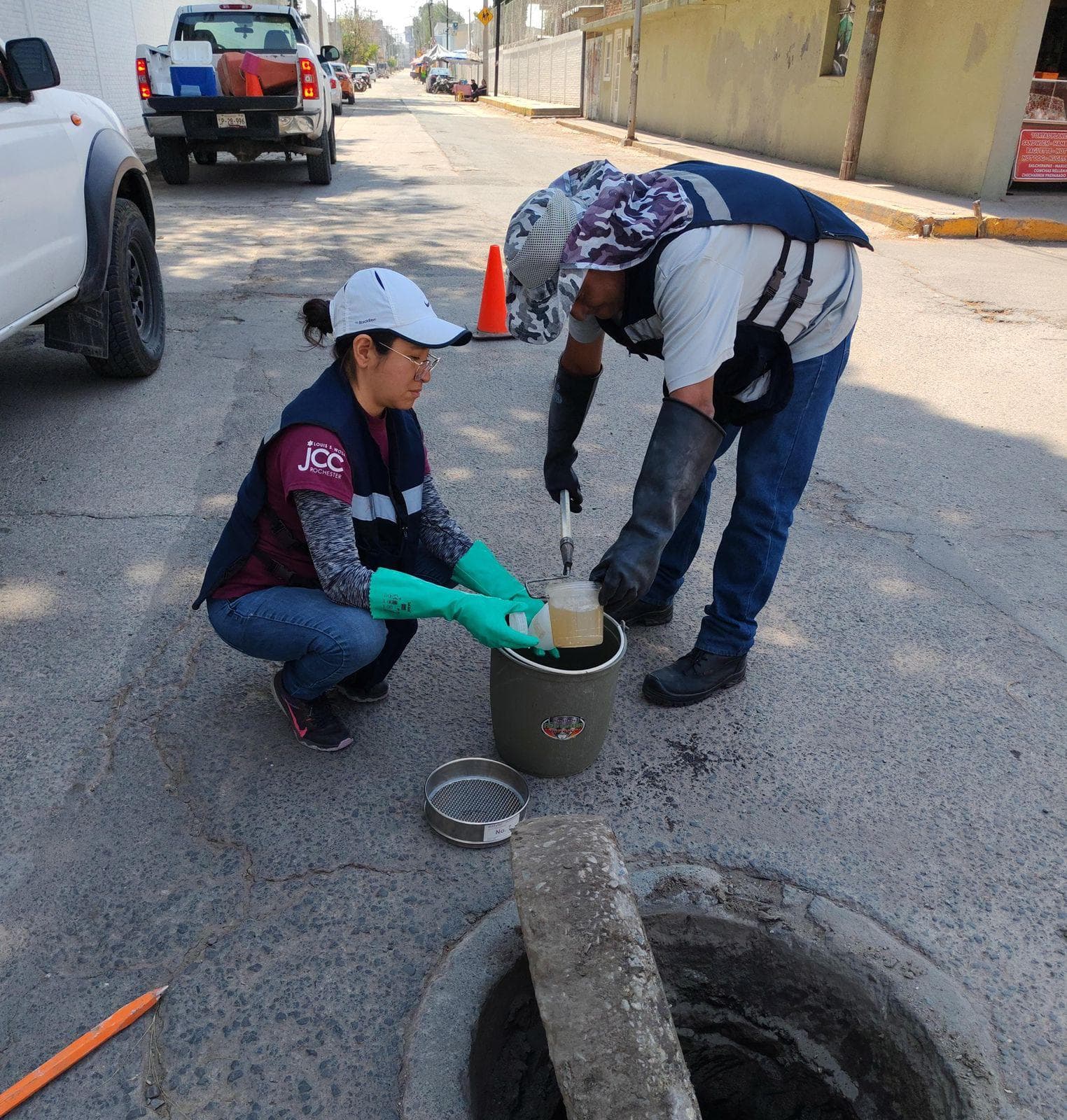 Monitorea Gobierno de la Ciudad calidad del agua residual en Amalucan y San Jerónimo Caleras