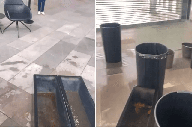 Lluvias provocan nuevas inundaciones en el Congreso de Puebla